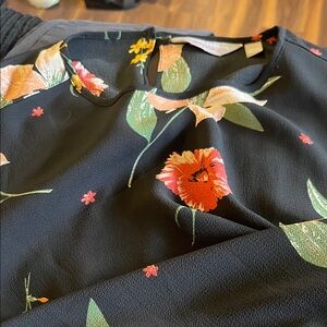 Dorothy Perkins Black Floral Blouse